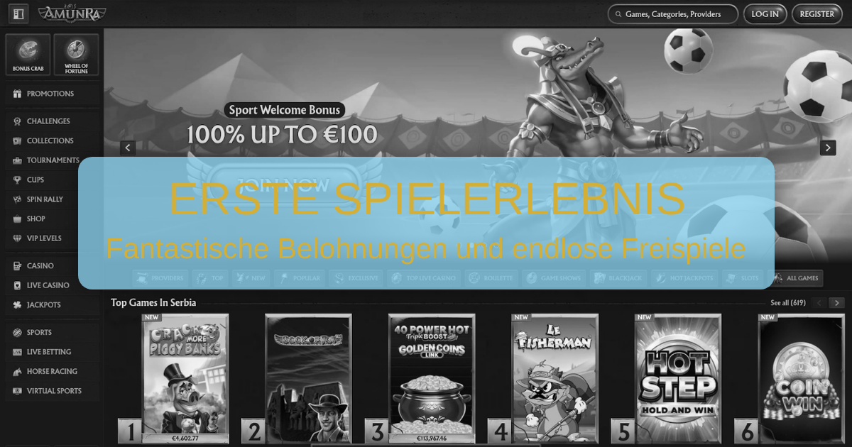 AmunRa Casino - Das Online Casino für Österreich